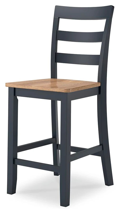 Ashley D399-124 Gesthaven Blue Bar Stool