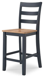 Ashley D399-13/124 Gesthaven Blue 5 Piece Counter Table Set