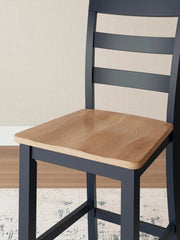 Ashley D399-124 Gesthaven Blue Bar Stool