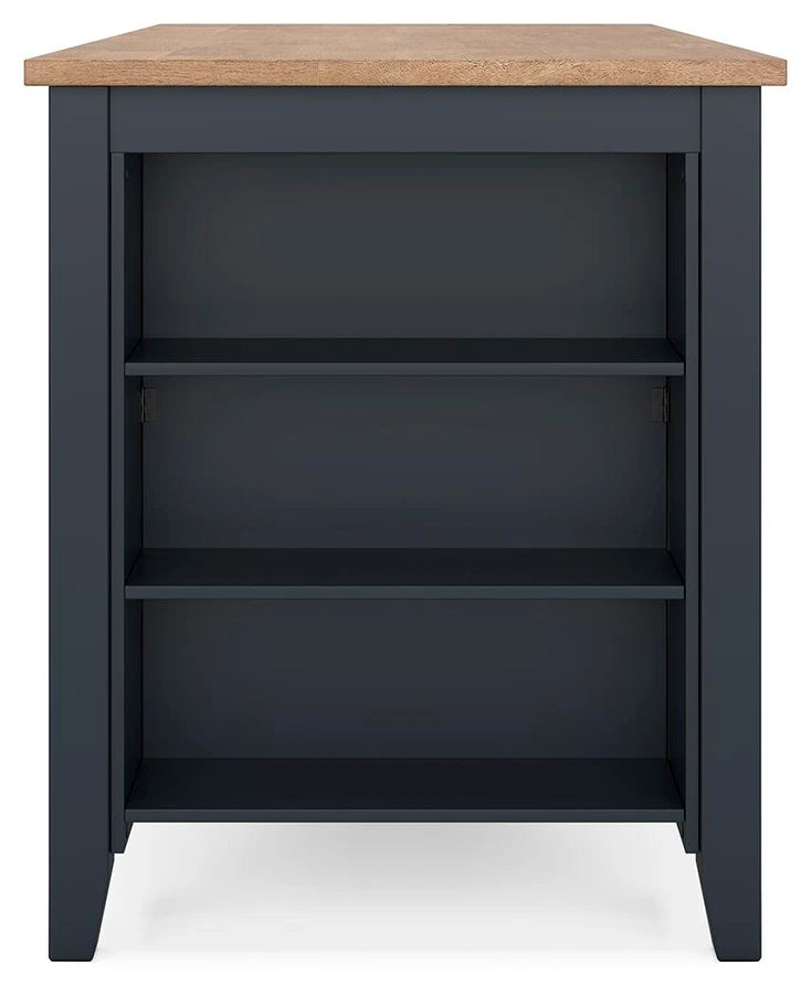 Ashley D399-13 Gesthaven Blue Rectangular Counter Height Table