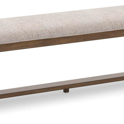 Ashley D974-00 Cabalynn Large Upholstered Dining Room Bench
