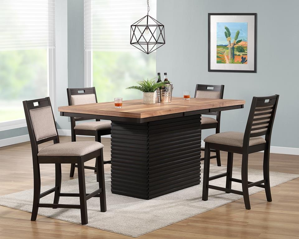 Urban Styles 2430/2431/2432 Dallas 7 Piece Counter Height Set