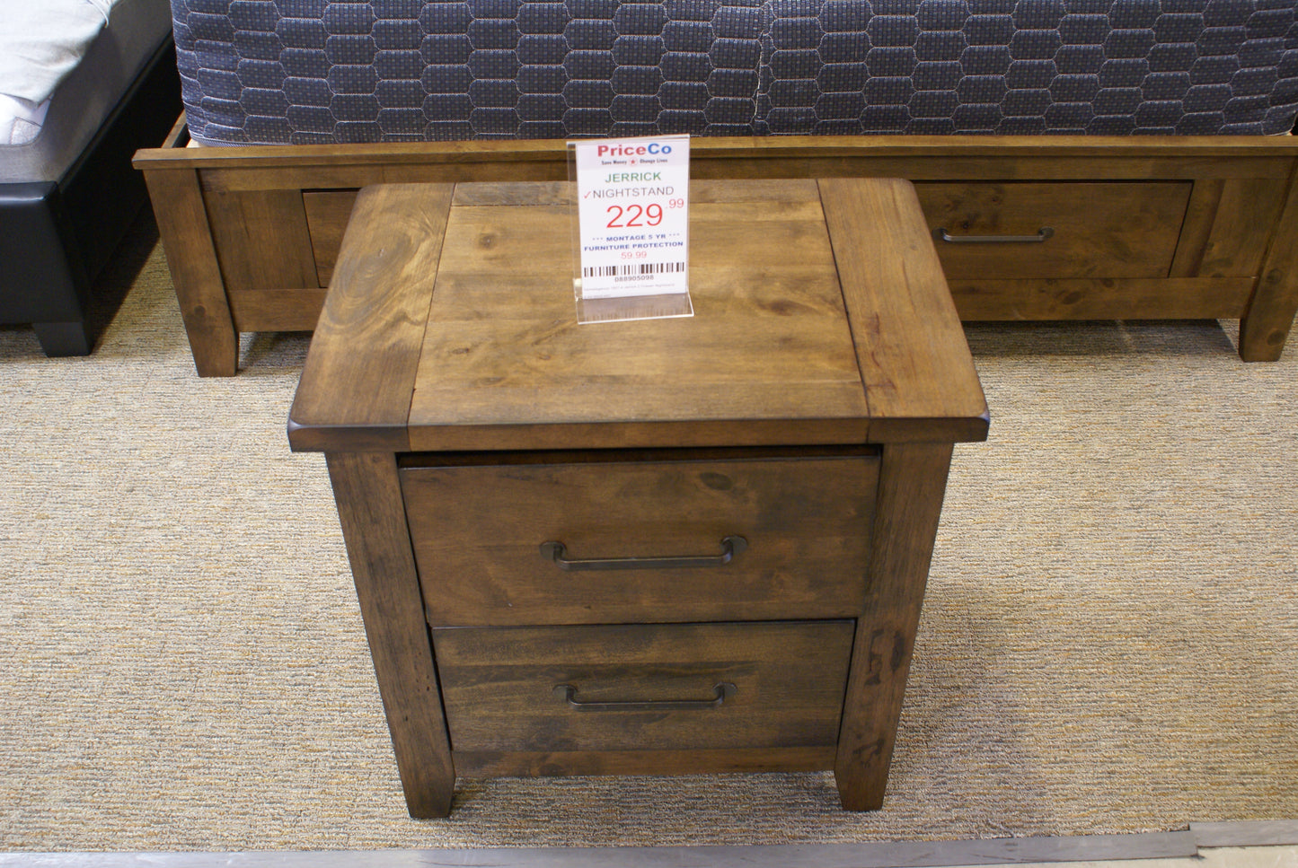 Homelegance 1957-4 Jerrick 2 Drawer Nightstand
