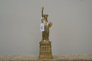 UMA 67584 Gold Polystone Statue of Liberty Decorative Sculpture, 5" x 4" x 17"