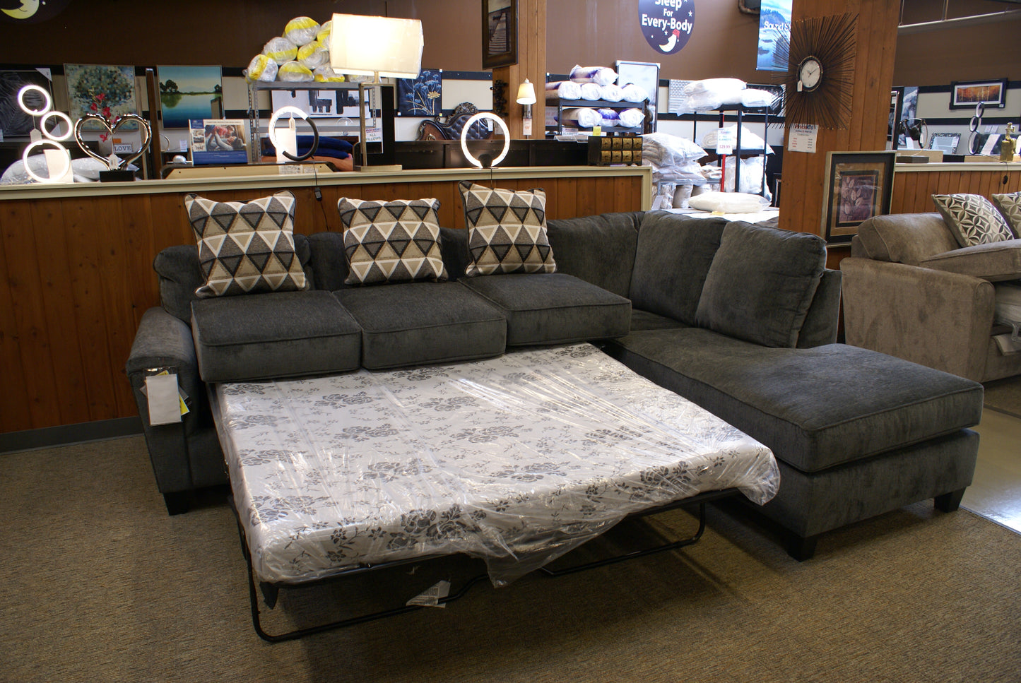 Ashley 8390517 / 8390569 Abinger Sleeper Sectional w/ RAF Chaise