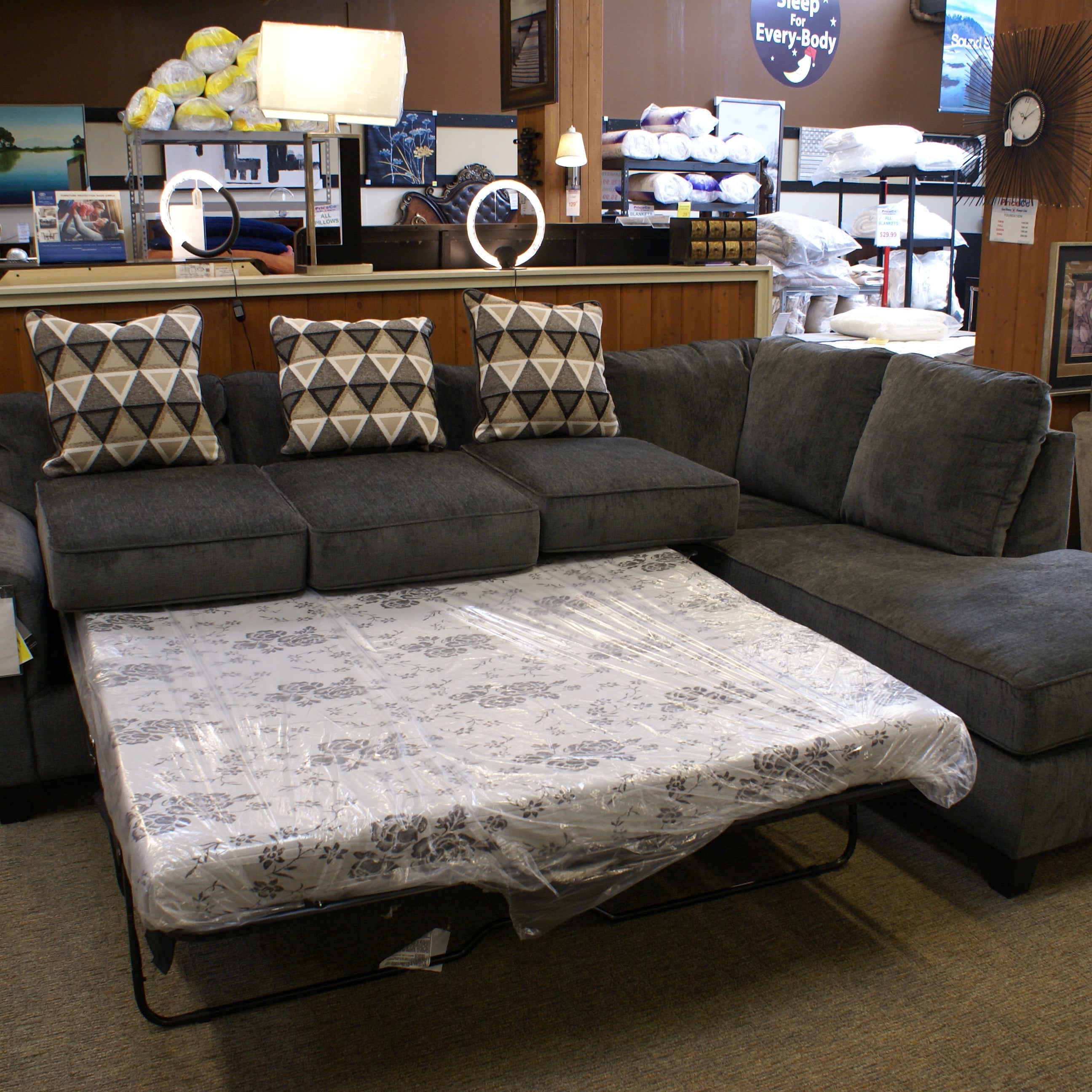 Ashley 8390517 / 8390569 Abinger Sleeper Sectional w/ RAF Chaise
