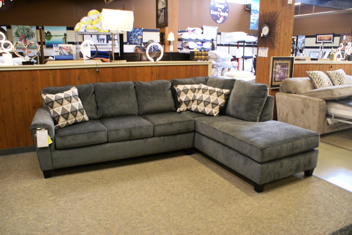 Ashley 8390517 / 8390569 Abinger Sleeper Sectional w/ RAF Chaise