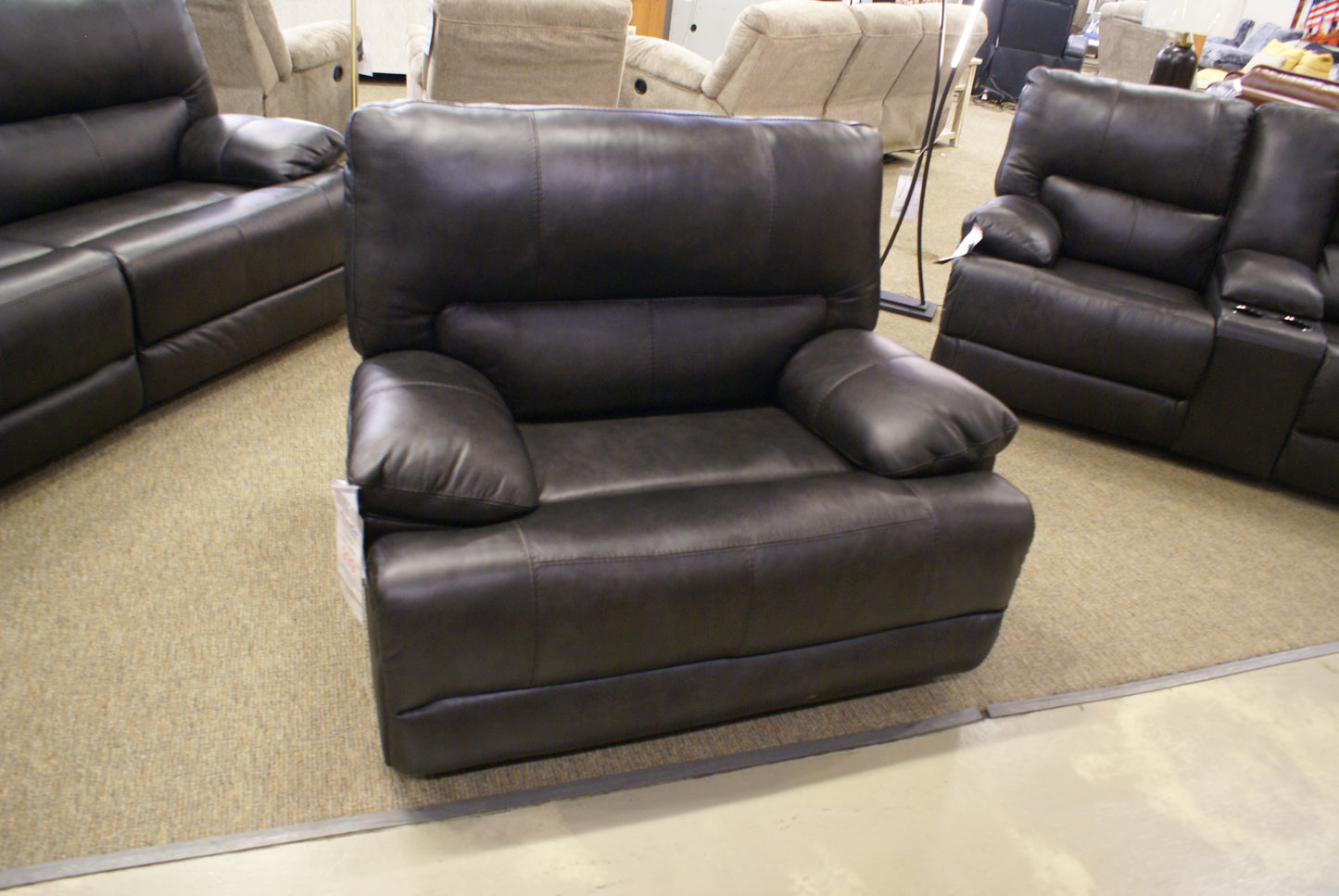 Ashley U6580182 Mountainous Eclipse Power Recliner w/ Adjustable Headrest