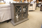 Jofran 2015-38 Carrington Grey 2 Door Accent Cabinet