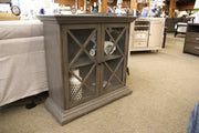 Jofran 2015-38 Carrington Grey 2 Door Accent Cabinet