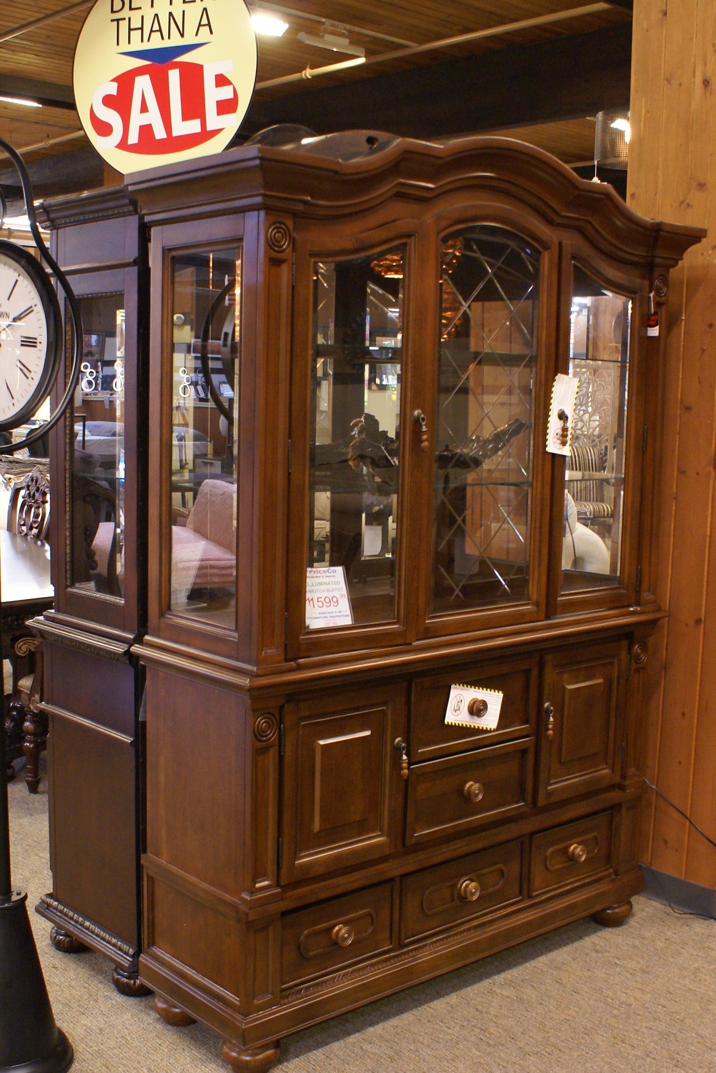 Homelegance 5473- 50/55 Lordsburg Hutch Buffet