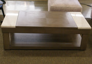 Ashley T854-9 Loyaska Lift Top Wood Marble Coffee Table