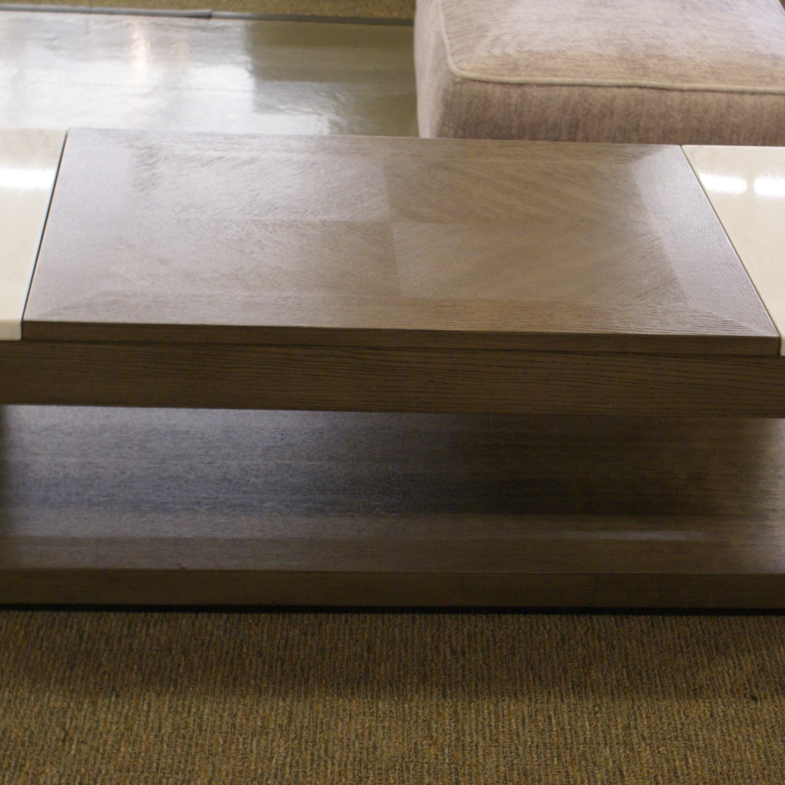 Ashley T854-9 Loyaska Lift Top Wood Marble Coffee Table