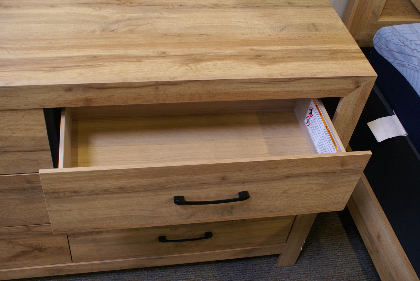 Homelegance 1534NA-5/6 New Corbin Natural Dresser & Mirror
