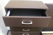 Homelegance 2220DBR-9 Lorenzi Dark Brown Upholstered Faux Leather Chest