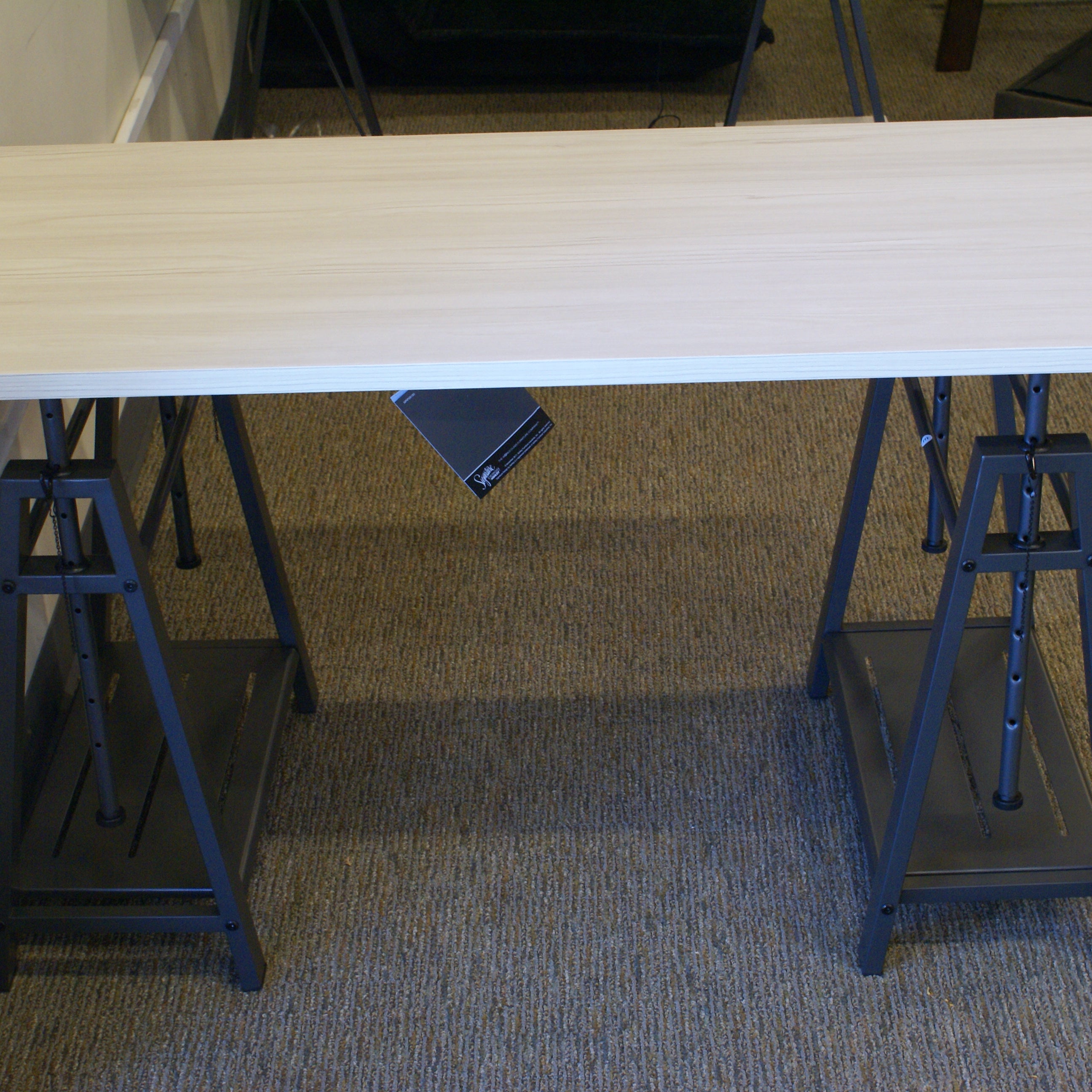 Ashley H288-44 Bayflynn 47" Adjustable Height Home Office Desk with 2 Shelves