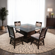 Urban Styles 1440/1441/1443 Dallas 5 Piece Glass Dining Set