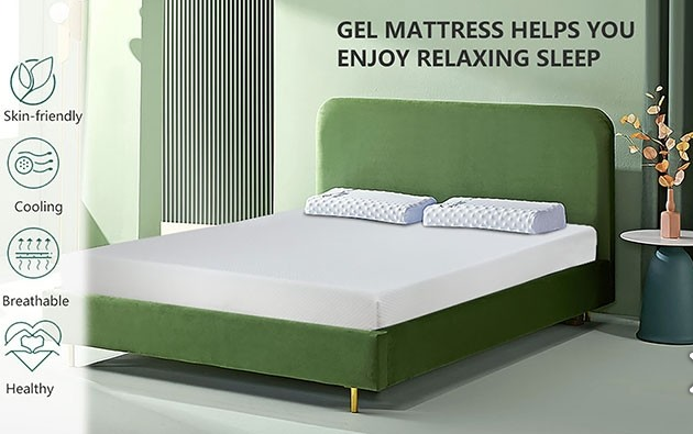 FOA DM520-K Artemisia 8" King Memory Foam Mattress