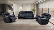 FOA NX6001BK-SF Agata Black Manual Sofa