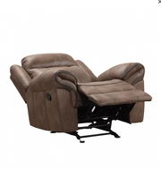 FOA NX6001BR-CH Agata Brown Manual Glider Recliner