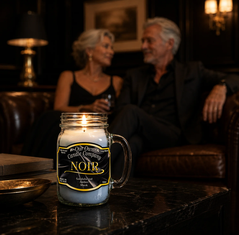 Our Own Candle Company Noire Mason Jar Candle