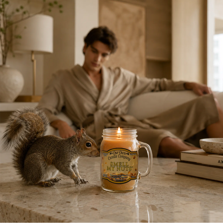 Our Own Candle Company Smell My Nuts Mason Jar Candle
