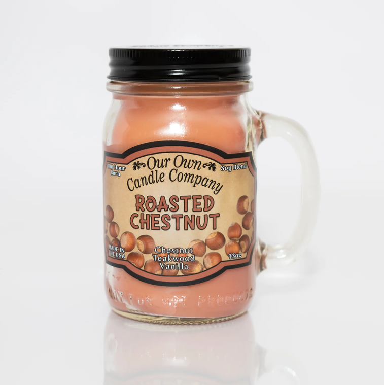 Our Own Candle Company Roasted Chestnut Mason Jar