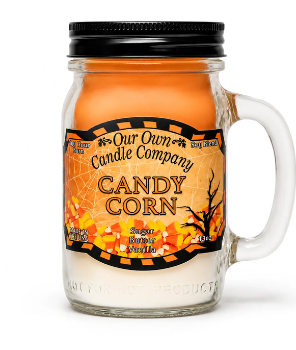 Our Own Candle Company Candy Corn Mason Jar