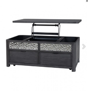 FOA FM49001ES-CL Sterling West Lift-Up Cocktail Table w/ Casters
