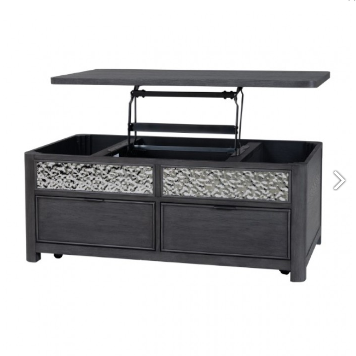 FOA FM49001ES-CL Sterling West Lift-Up Cocktail Table w/ Casters