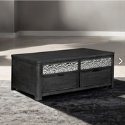 FOA FM49001ES-CL Sterling West Lift-Up Cocktail Table w/ Casters