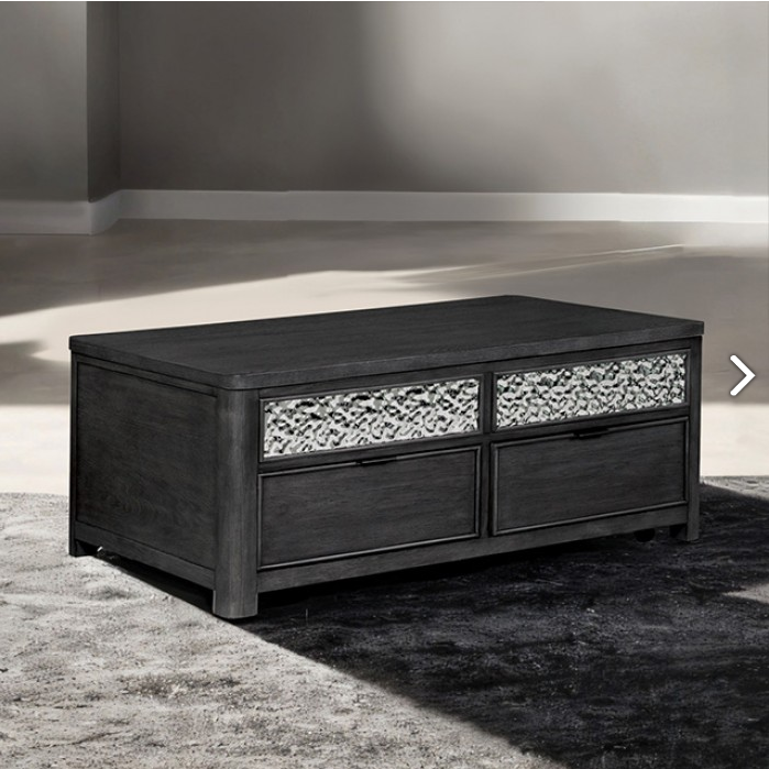 FOA FM49001ES-CL Sterling West Lift-Up Cocktail Table w/ Casters
