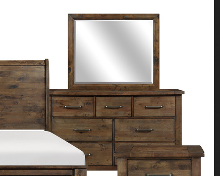 Homelegance 1957-5/6 Jerrick 7 Drawer Dresser w/ Mirror