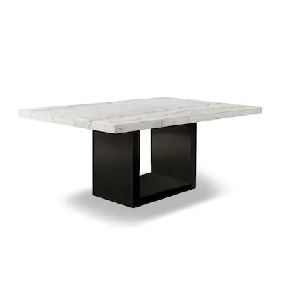 FOA CM3744T-Table Kian White Marble Table Only
