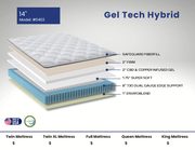 Sound Sleep 0402 14" Hybrid Gel Tech Queen Mattress