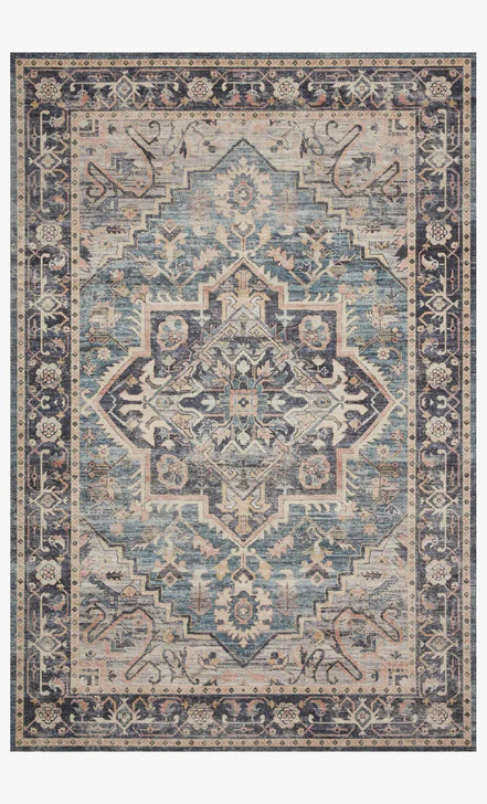 Loloi Hathaway HTH-01 Navy / Multi 5' x 7' 6" Rug
