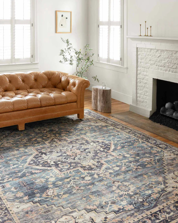 Loloi Hathaway HTH-01 Navy / Multi 5' x 7' 6" Rug