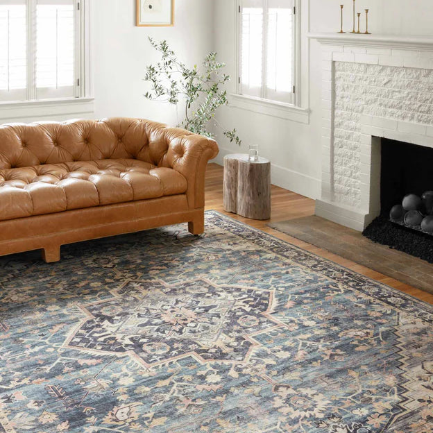 Loloi Hathaway HTH-01 Navy / Multi 5' x 7' 6" Rug