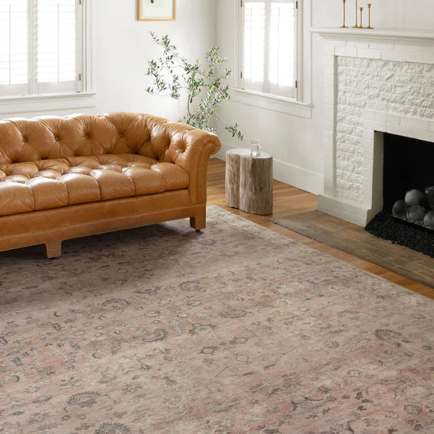 Loloi Hathaway HTH-06 Blush / Multi 5' x 7' 6" Rug