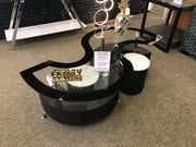 Coaster 720218 Buckley 3-piece S- Coffee Table and Stools Set Cappuccino ( 3 BOXES )