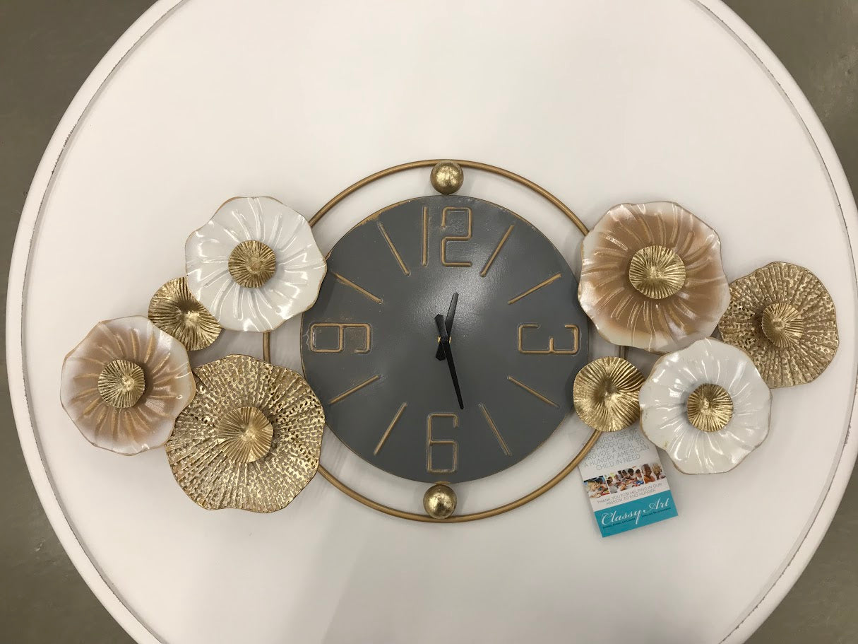 Classy Art SH1886 Metal Wall Clock 18 x 32