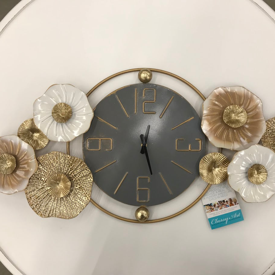 Classy Art SH1886 Metal Wall Clock 18 x 32