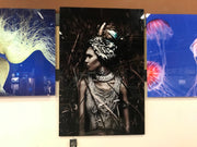 Classy Art SF1230 Tempered Glass w/ Foil 40 x 60 Woman Native