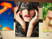 Classy Art SF1658 Tempered Glass w/ Foil 40 x 60 Red Lip Shaw