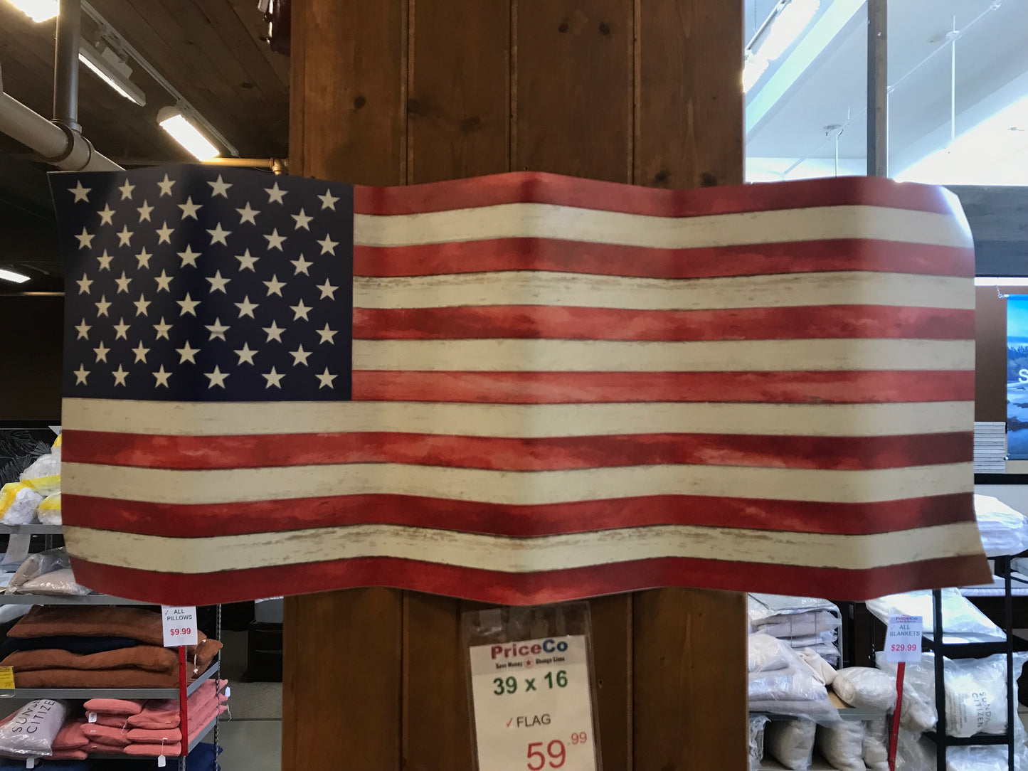 Classy Art WF2784 American Flag 39 x 16