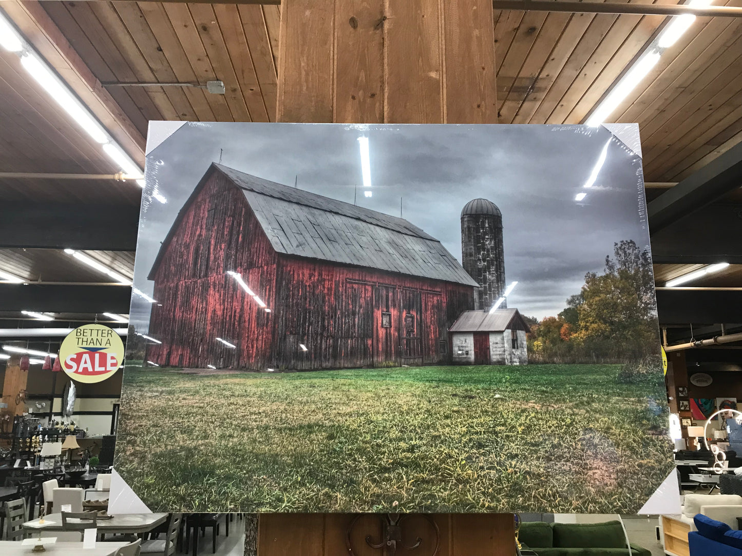 Classy Art WB1064C Gallery Wrapped Giclee on Canvas 30 x 40 Barn
