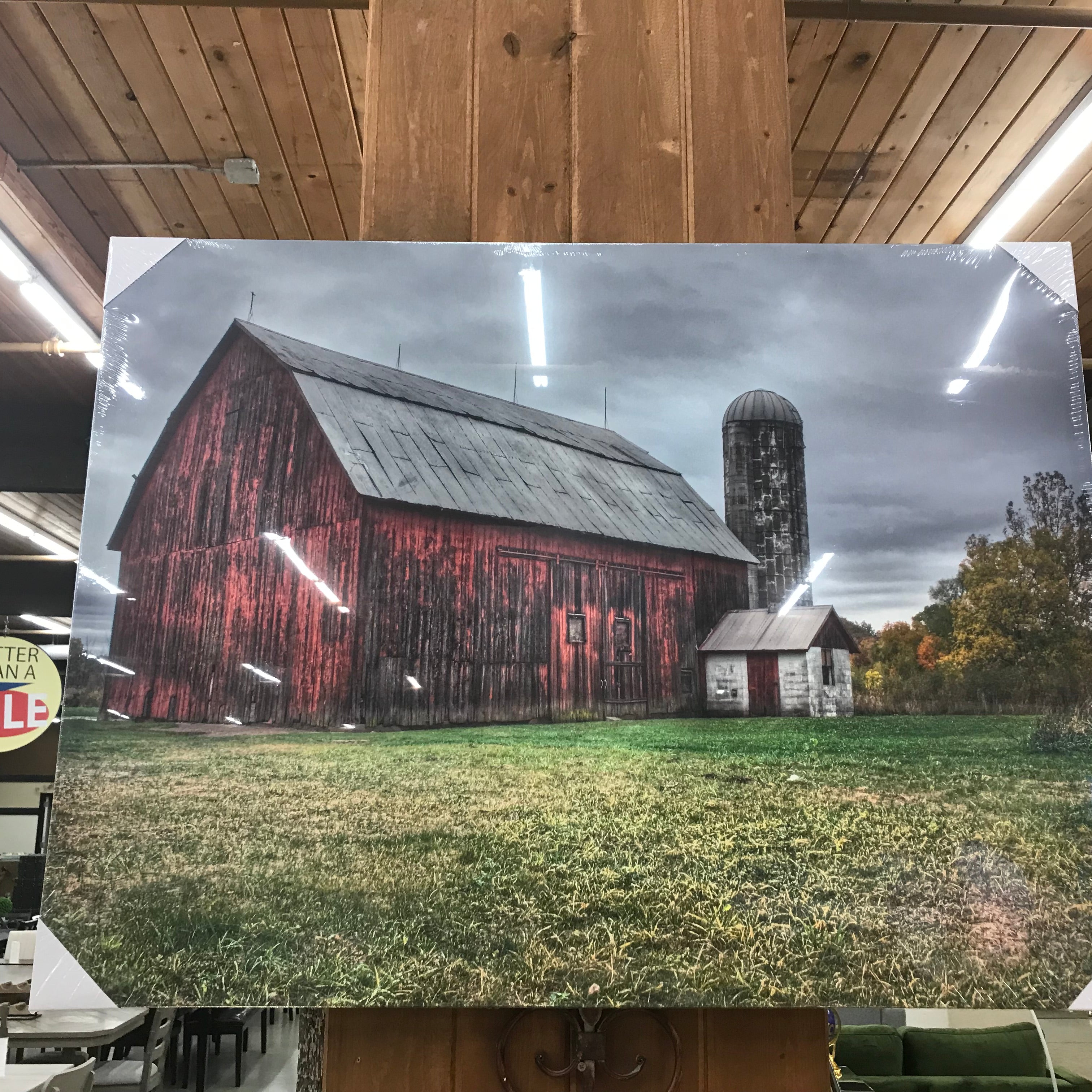 Classy Art WB1064C Gallery Wrapped Giclee on Canvas 30 x 40 Barn