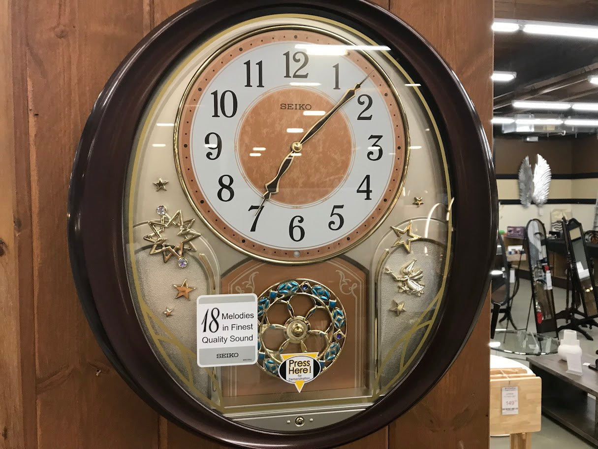 Seiko Warm Summer Night Melodies Clock - Musical Holiday