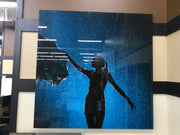 Classy Art SF1630 Tempered Glass w/ Foil 50 x 50 Rainy Night 1