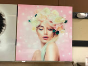 Classy Art SF1383B Tempered Glass w/ Foil 50 x 50 Pink Lady